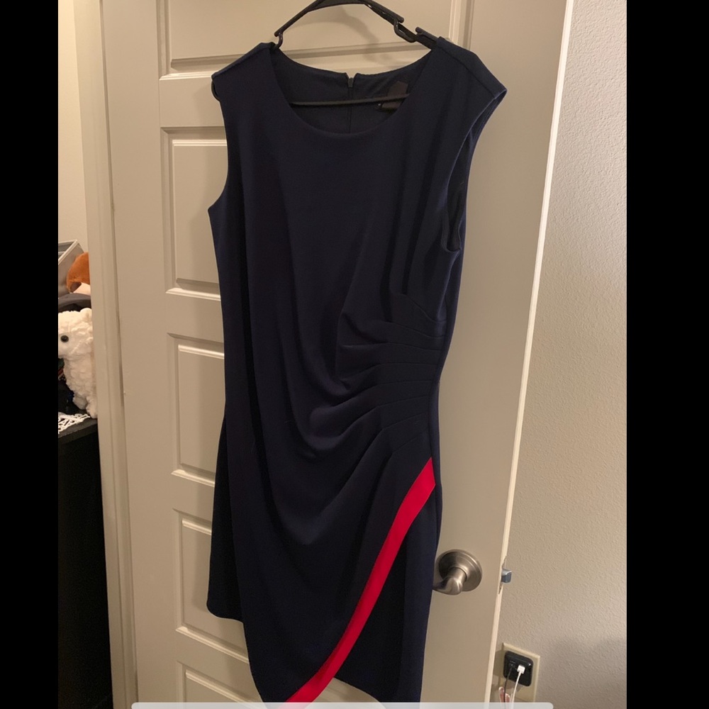 Dress with cut